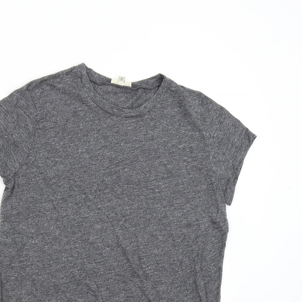 River Island Womens Grey   Basic T-Shirt Size 10