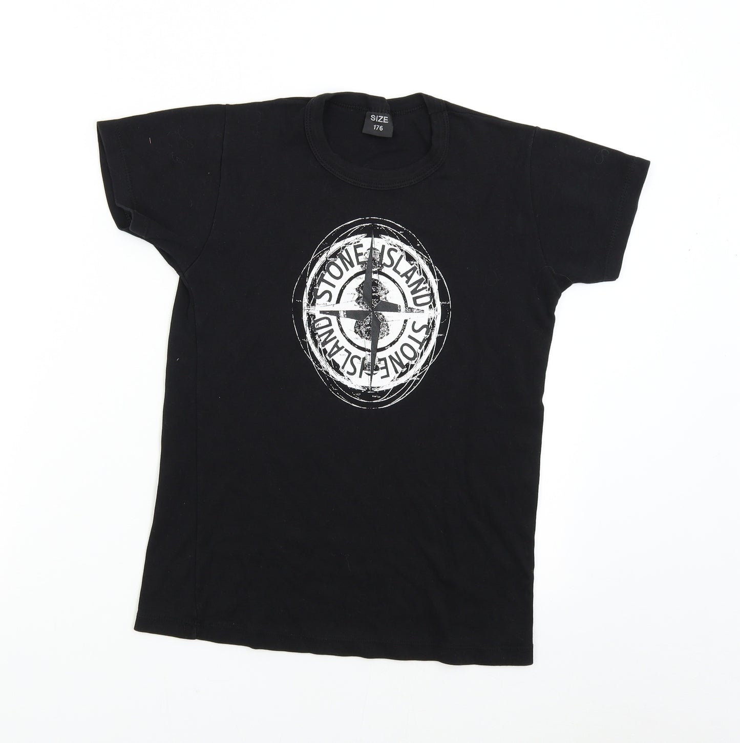 Stone Island Girls Black   Basic T-Shirt Size S  - Stone Island
