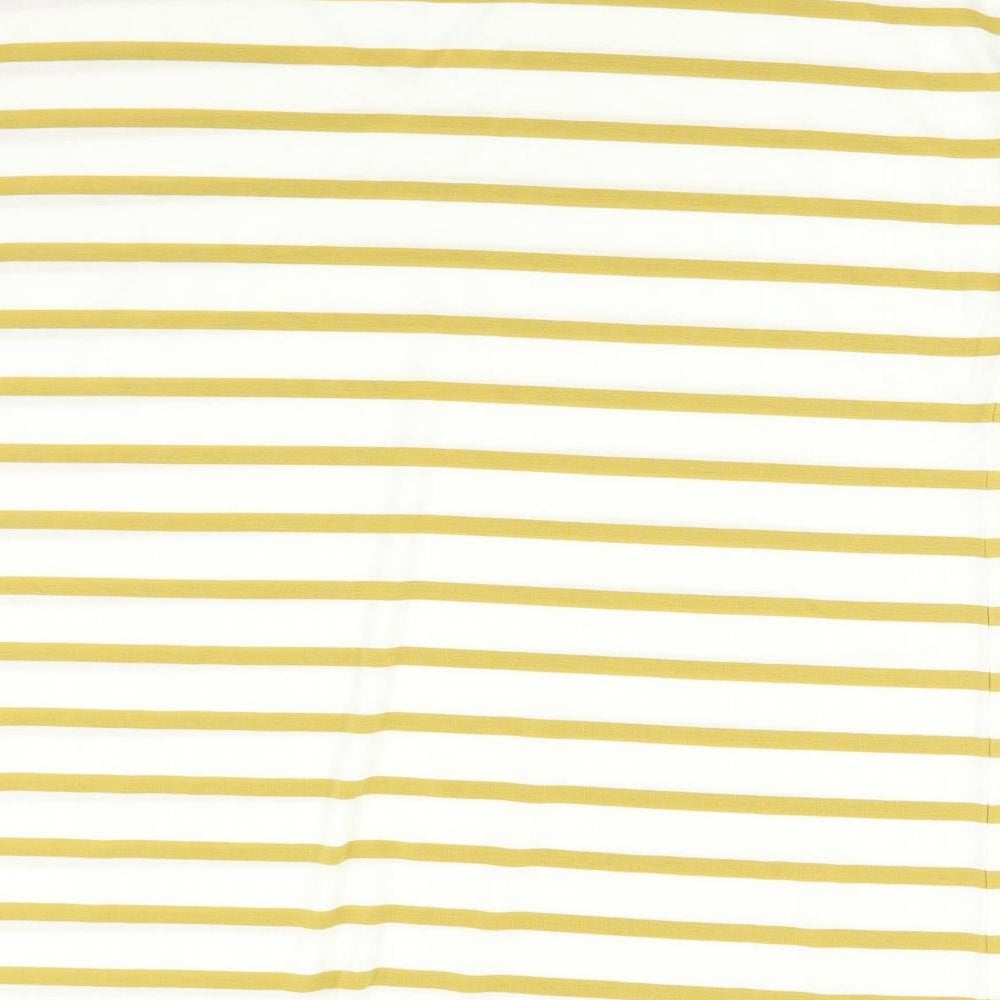 M&S Womens Multicoloured Striped  Basic T-Shirt Size 20