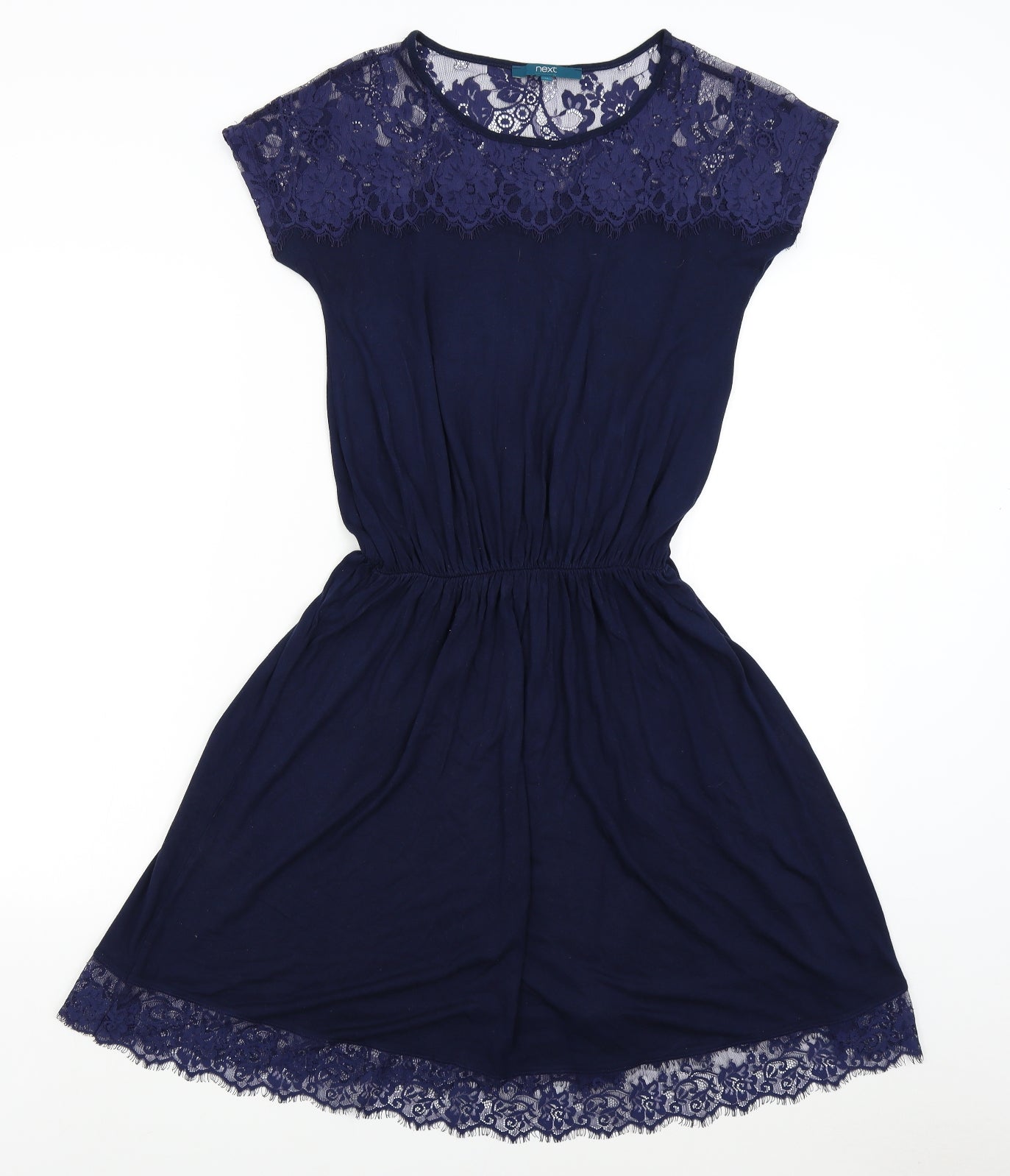 NEXT Womens Blue  Lace Fit & Flare  Size 10