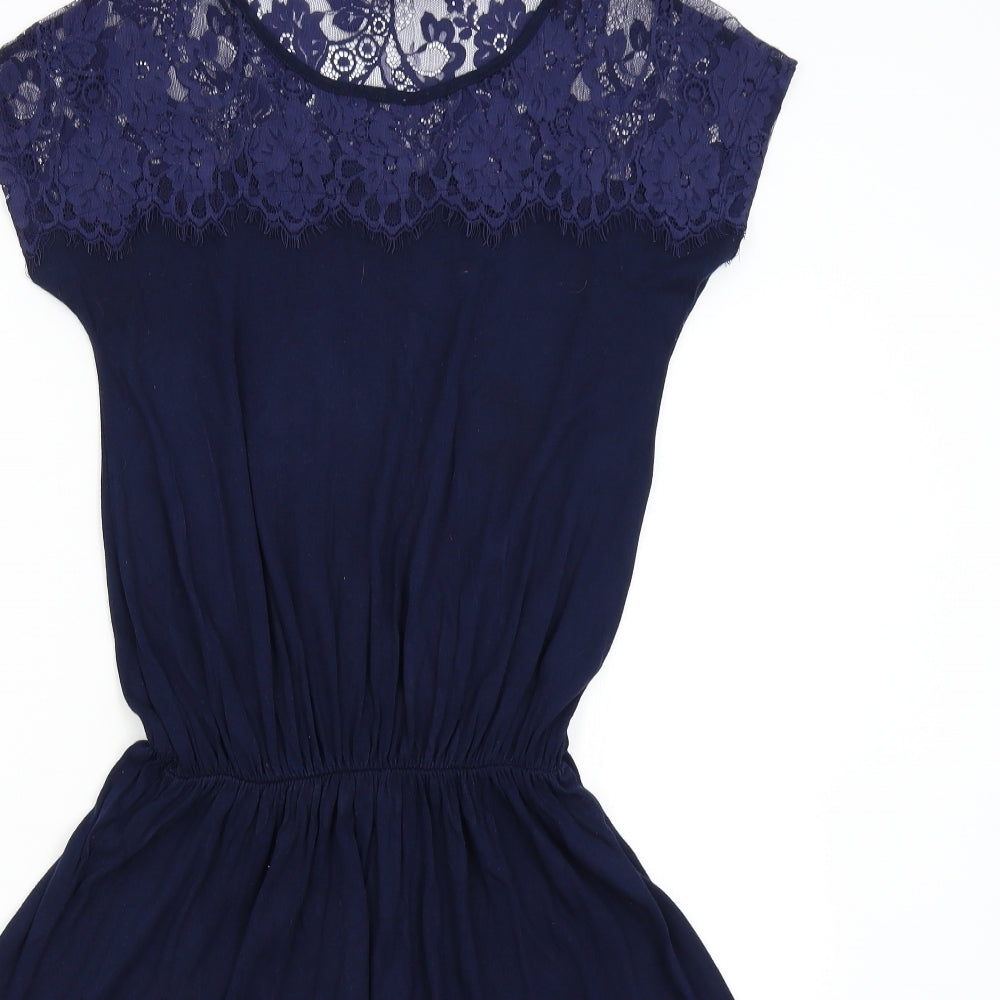 NEXT Womens Blue  Lace Fit & Flare  Size 10