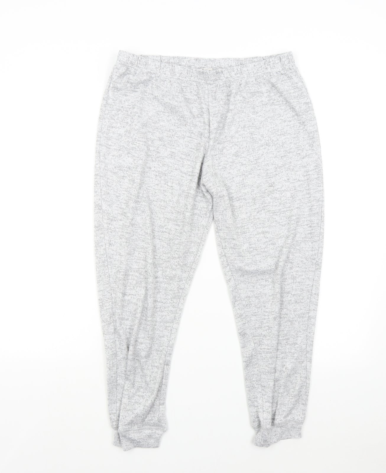TU Womens Grey Solid   Pyjama Pants Size 14