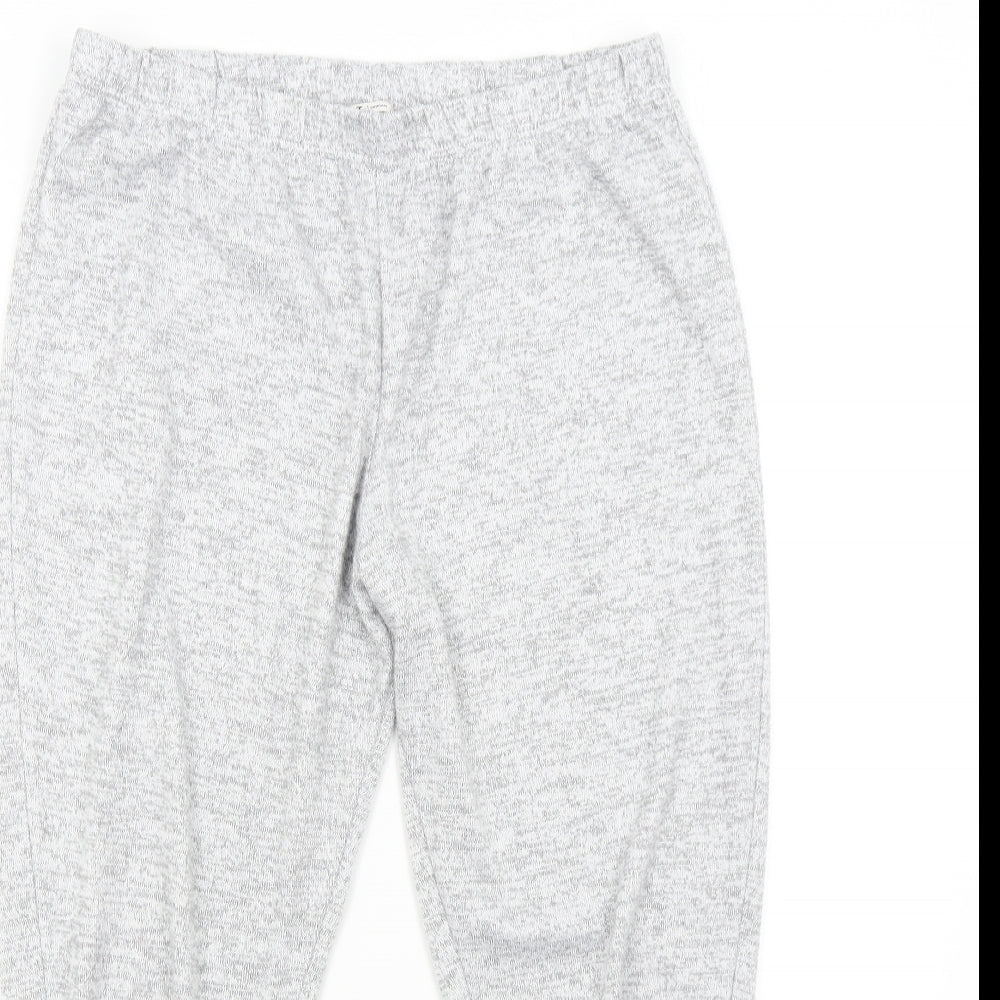 TU Womens Grey Solid   Pyjama Pants Size 14