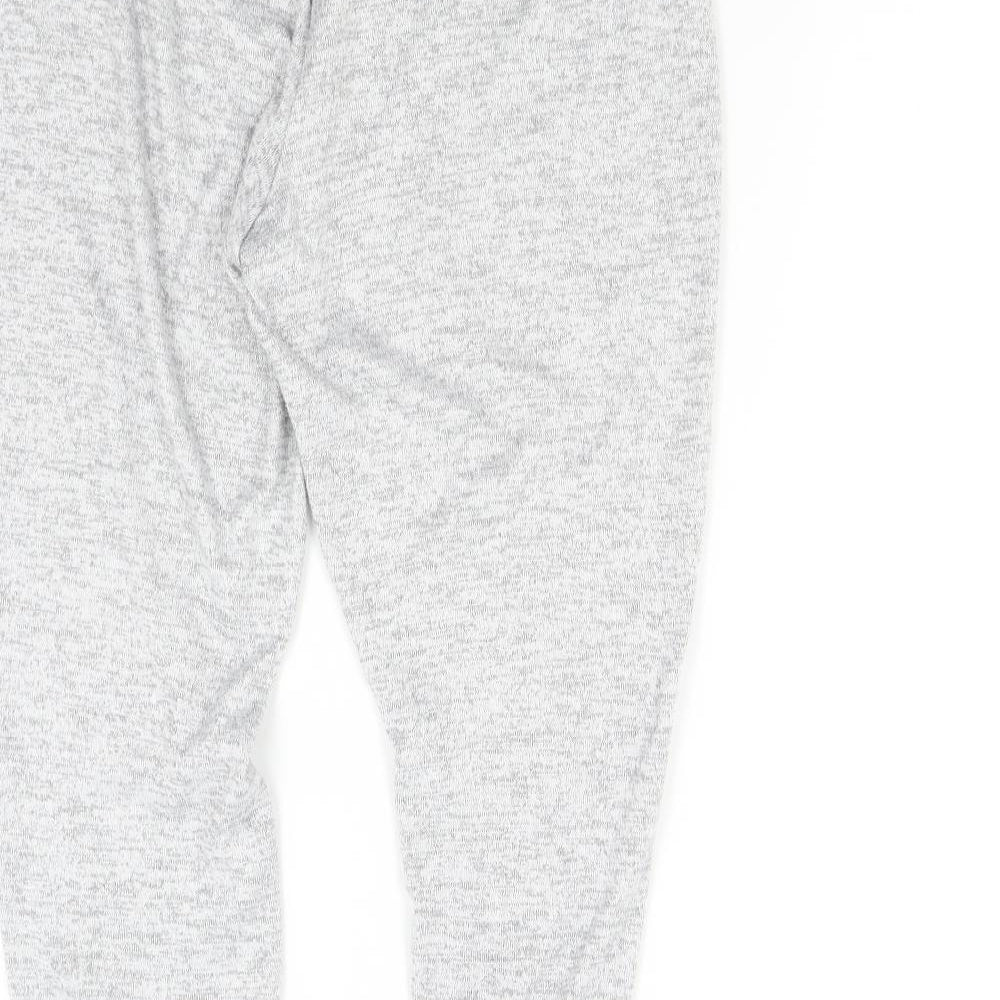 TU Womens Grey Solid   Pyjama Pants Size 14
