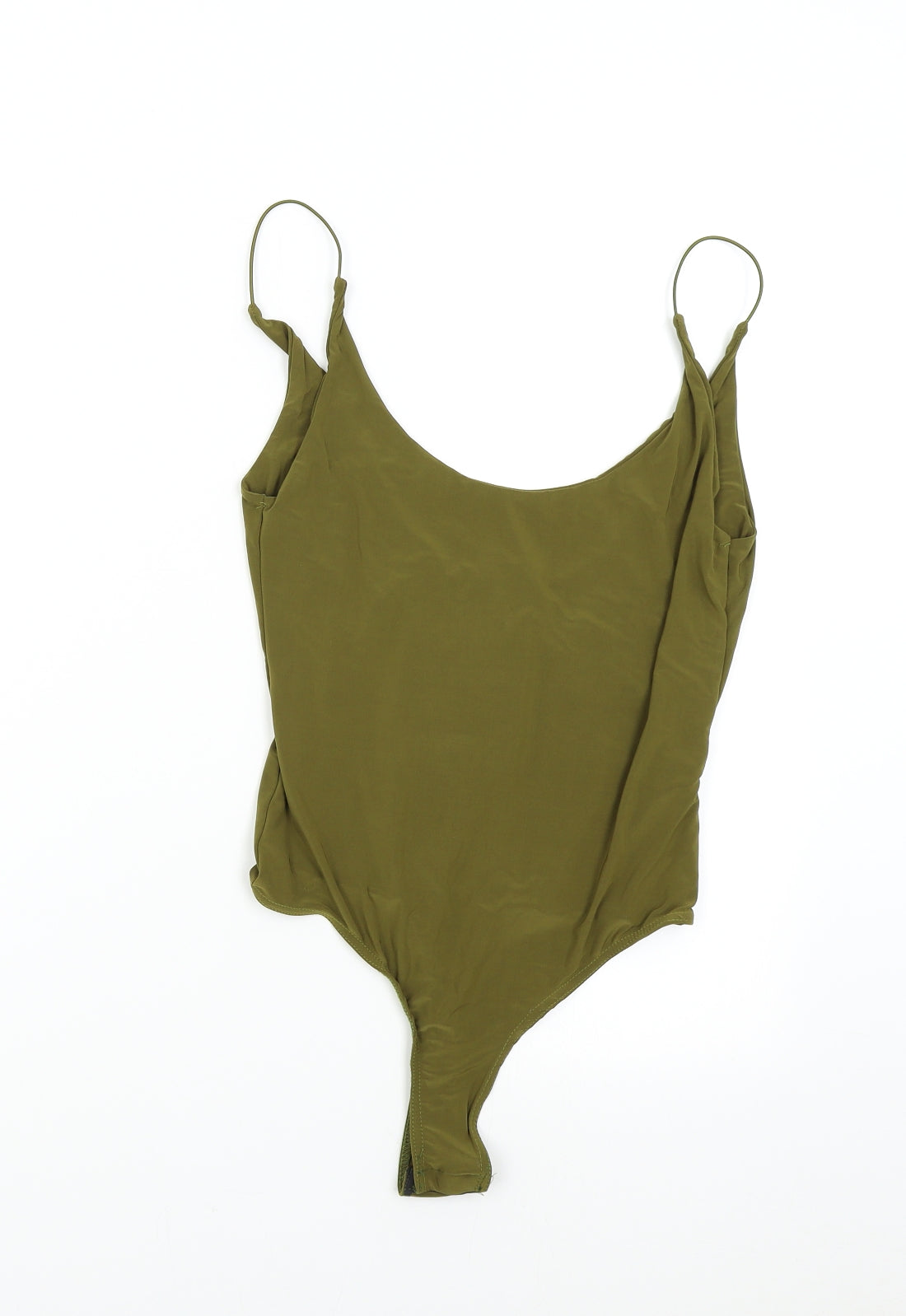 Missguided Womens Green   Bodysuit One-Piece Size 12