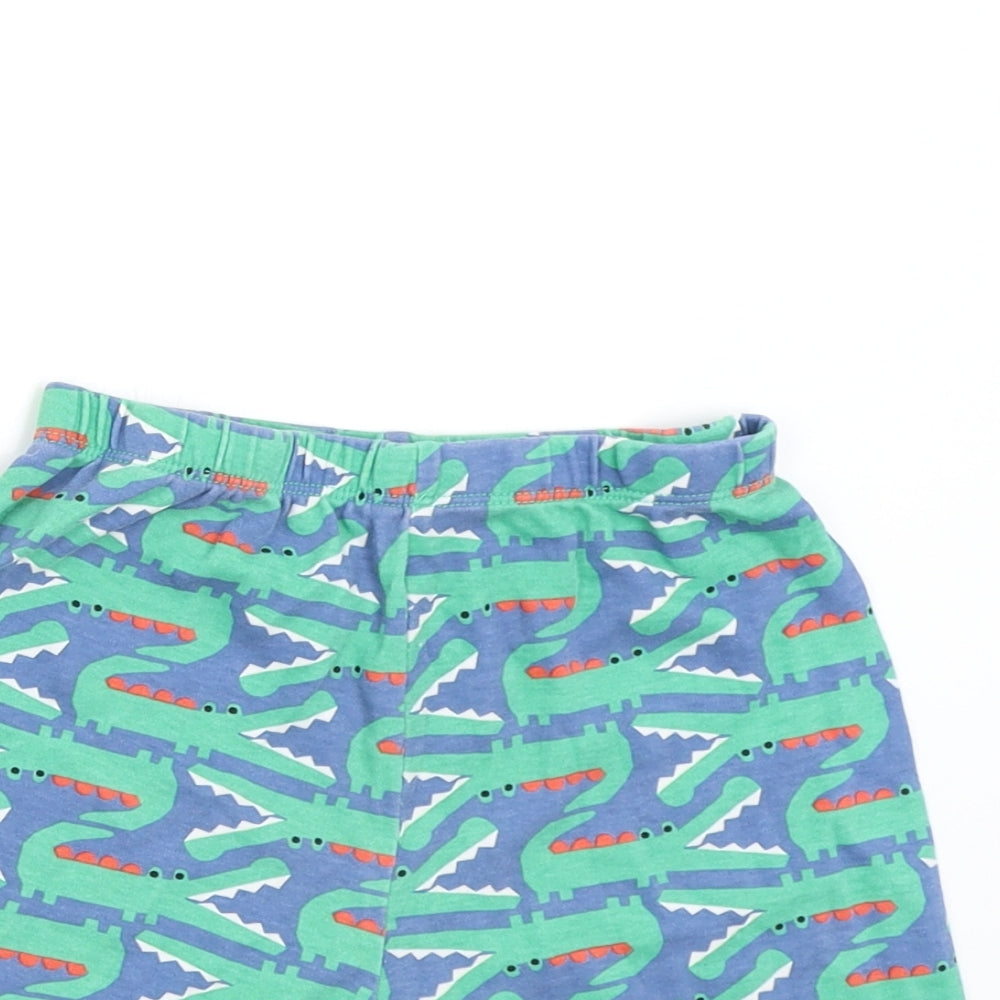 Mini Club Boys Green   Sweat Shorts Size 5-6 Years - Crocodiles