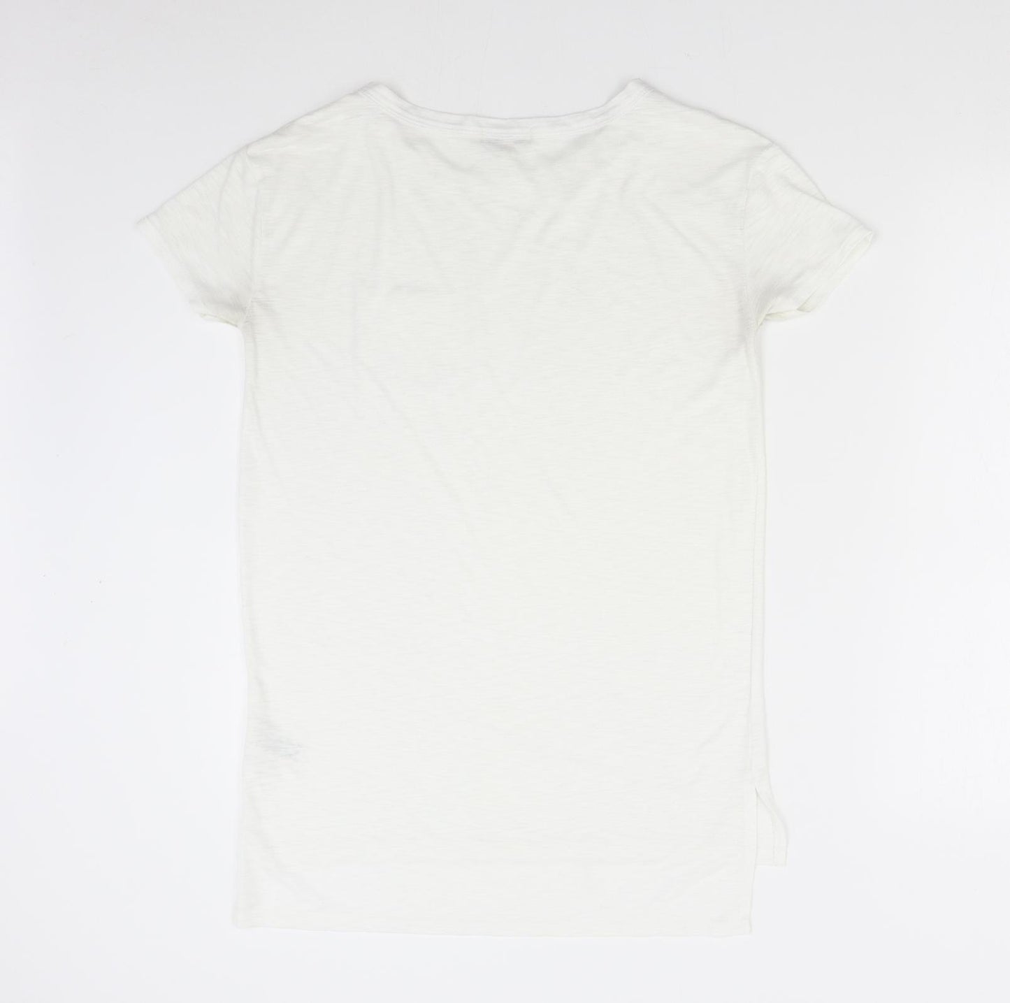 Matalan Womens White   Basic T-Shirt Size S