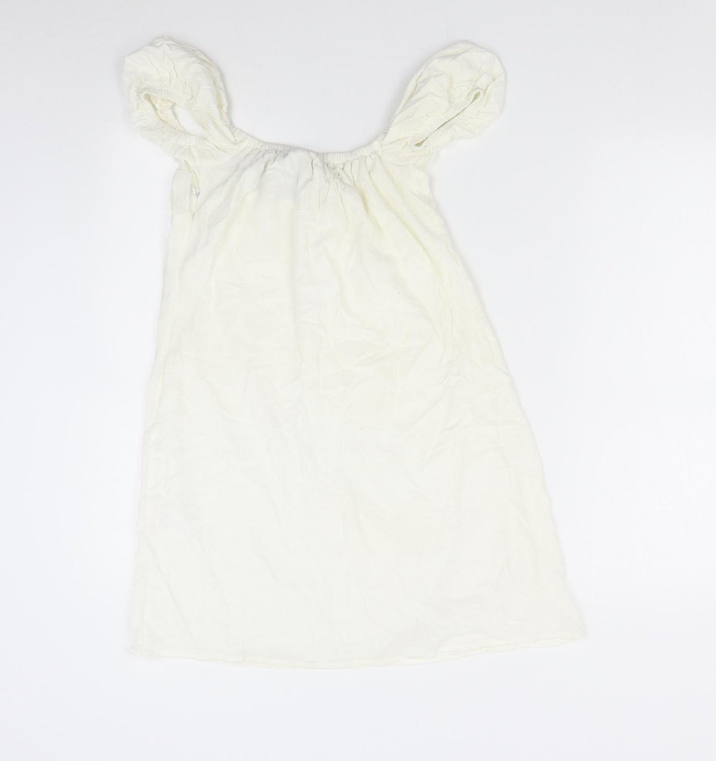 Nasty Gal Womens Ivory   Slip Dress  Size 8