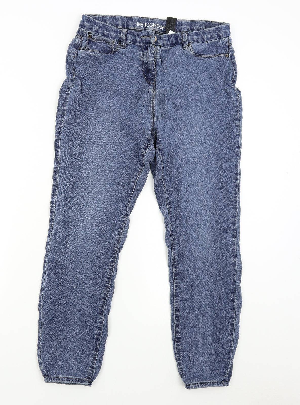 NEXT Womens Blue  Denim Skinny Jeans Size 16 L27 in