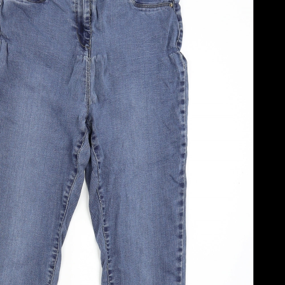 NEXT Womens Blue  Denim Skinny Jeans Size 16 L27 in