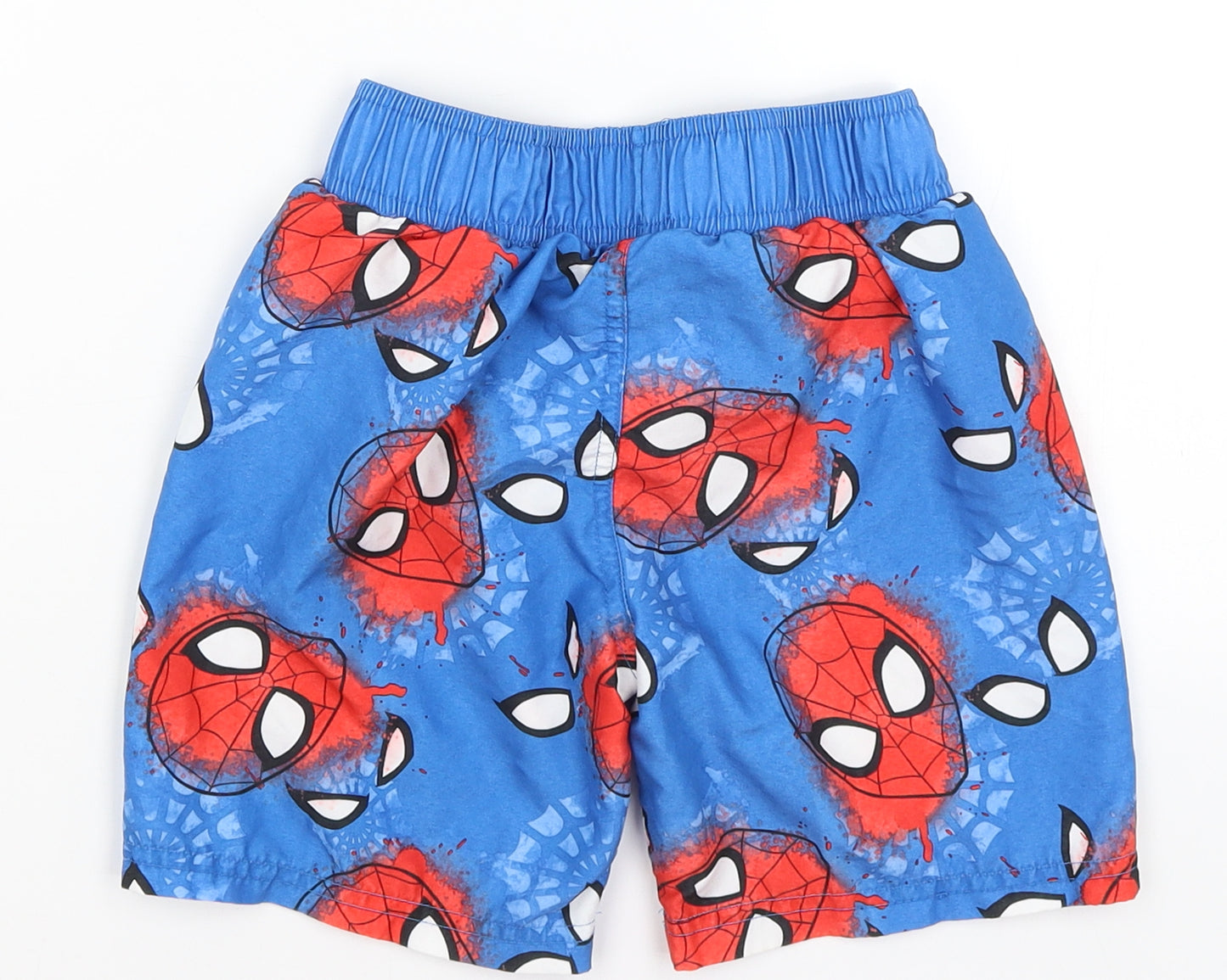 Marvel Boys Blue   Sweat Shorts Size 6-7 Years - Spiderman