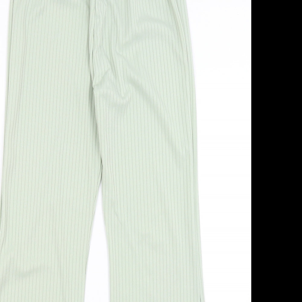 Nasty Gal Womens Green   Trousers  Size 14 L29.5 in