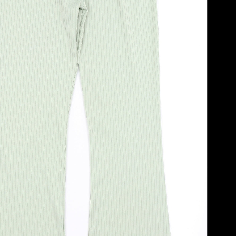 Nasty Gal Womens Green   Trousers  Size 14 L29.5 in