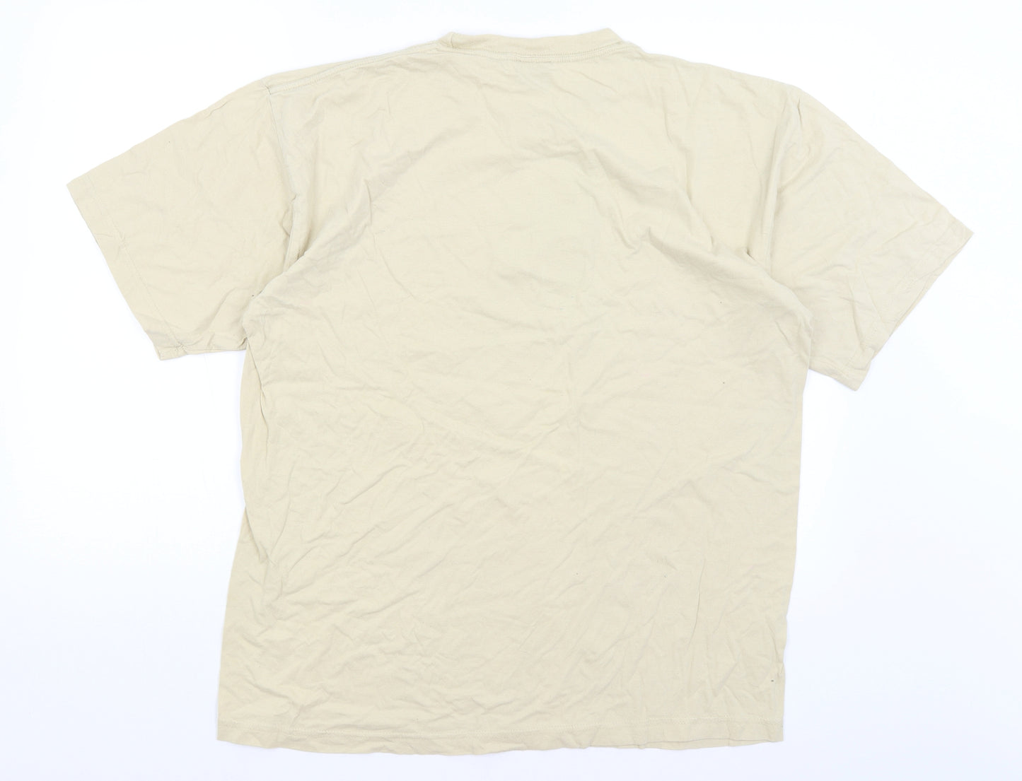 RL Casual Mens Beige    T-Shirt Size XL