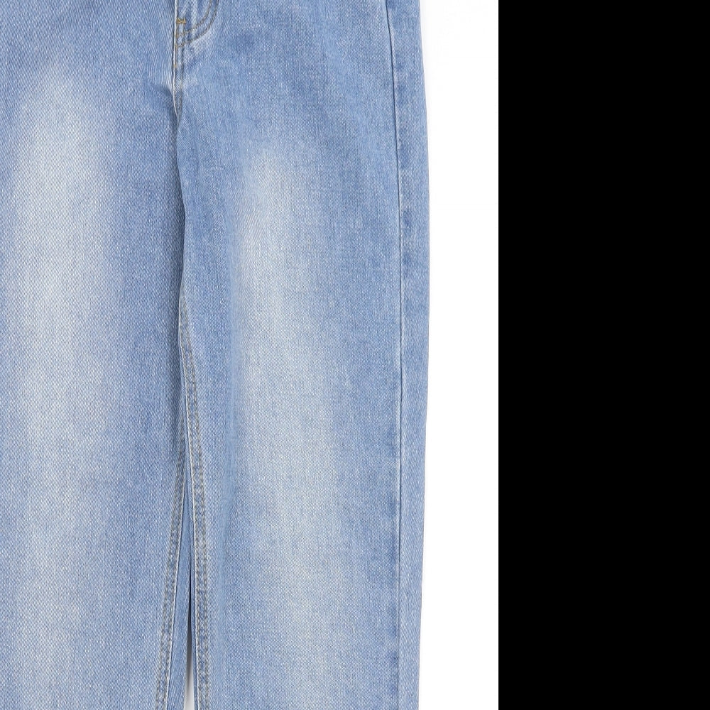 Pretty Little Thing Womens Blue   Mom Jeans Size 6 L29 in