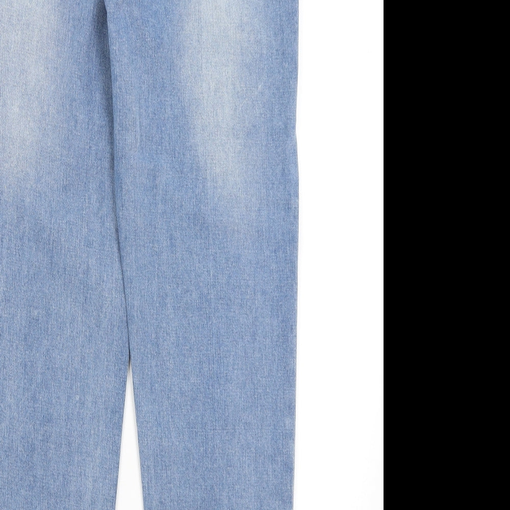 Pretty Little Thing Womens Blue   Mom Jeans Size 6 L29 in
