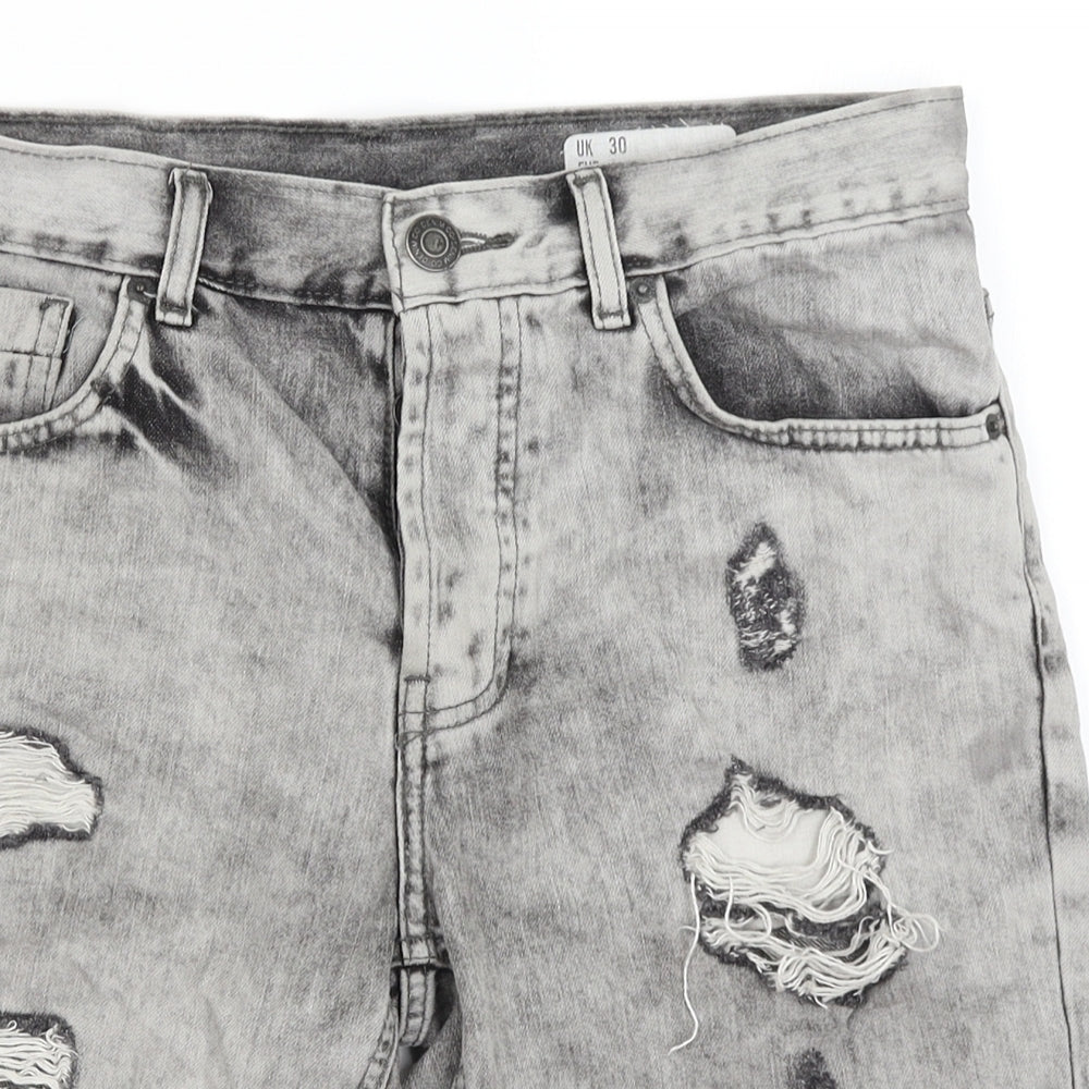 Denim Co Mens Grey   Bermuda Shorts Size 30 in