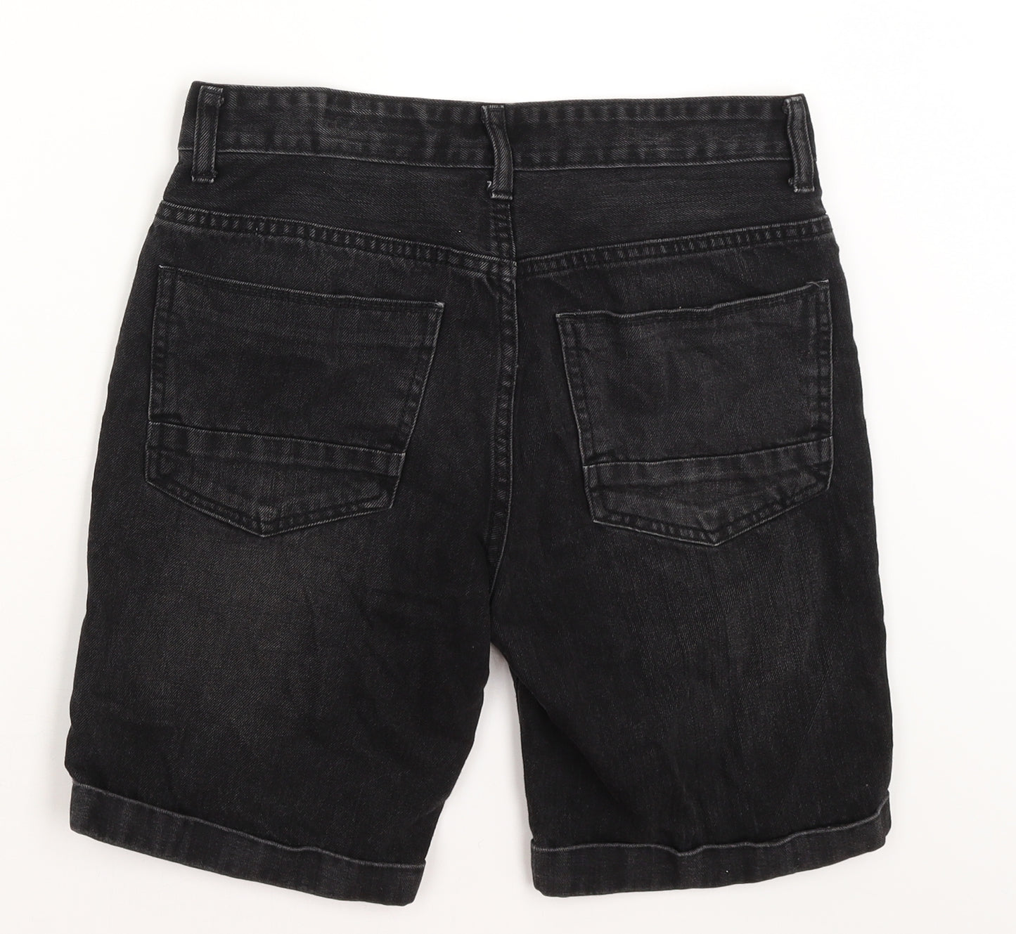 Denim Co Mens Black   Bermuda Shorts Size 30 in