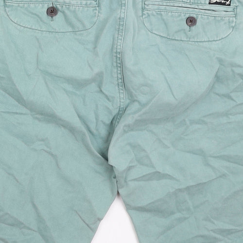 Seven` Mens Green   Chino Shorts Size 31 in