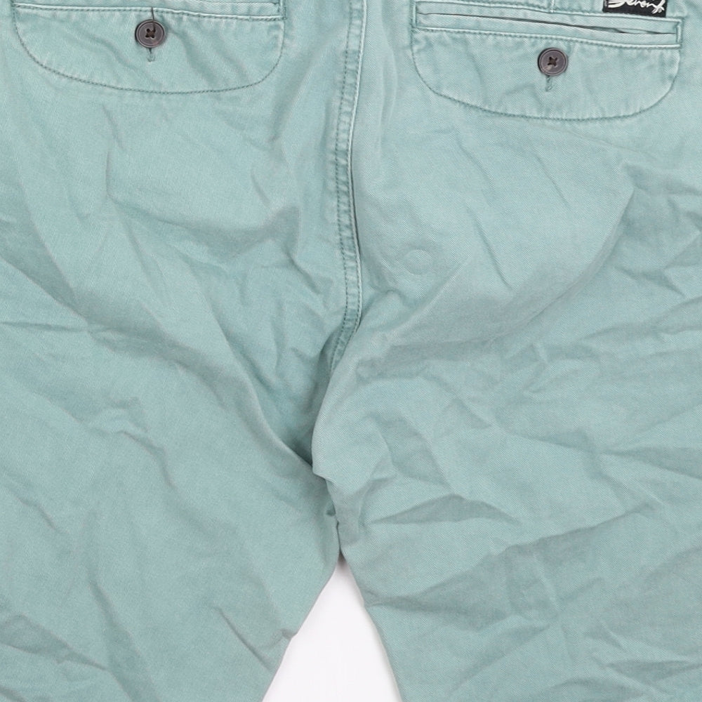 Seven` Mens Green   Chino Shorts Size 31 in