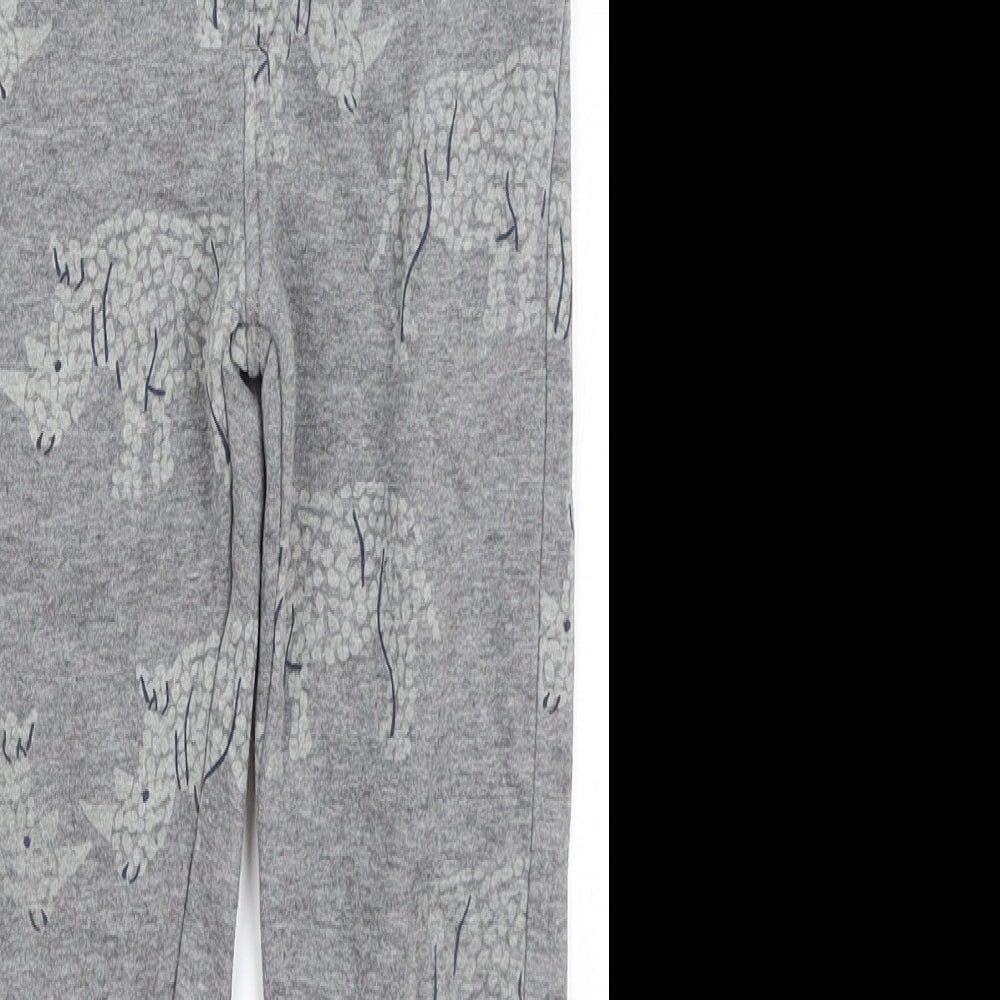 M&S Boys Grey   Jogger Trousers Size 5-6 Years - Rhinos