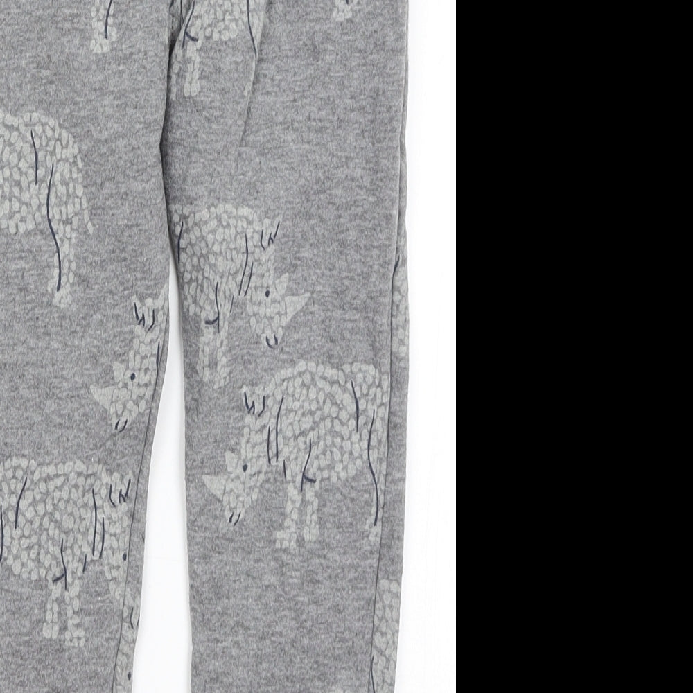 M&S Boys Grey   Jogger Trousers Size 5-6 Years - Rhinos