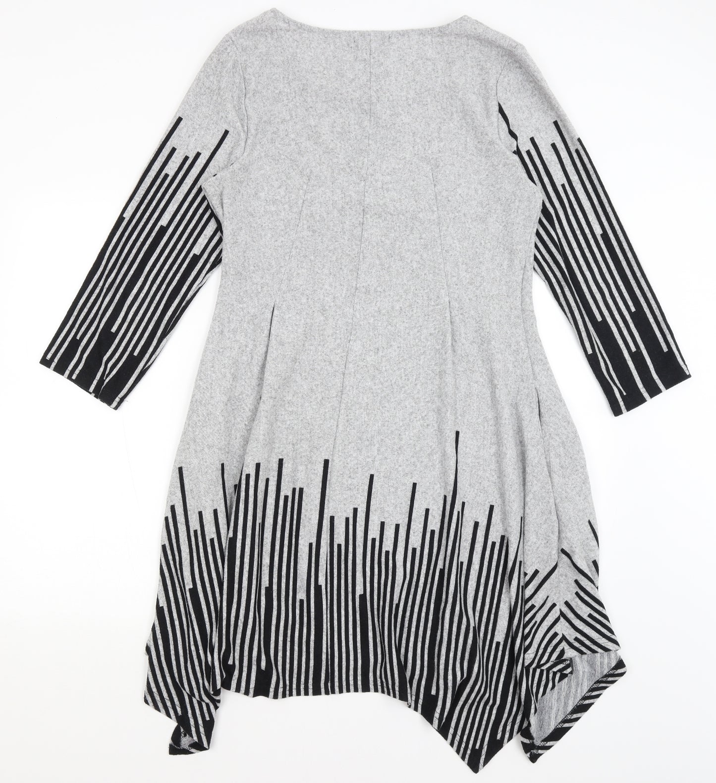 Quiz Womens Grey   A-Line  Size 14