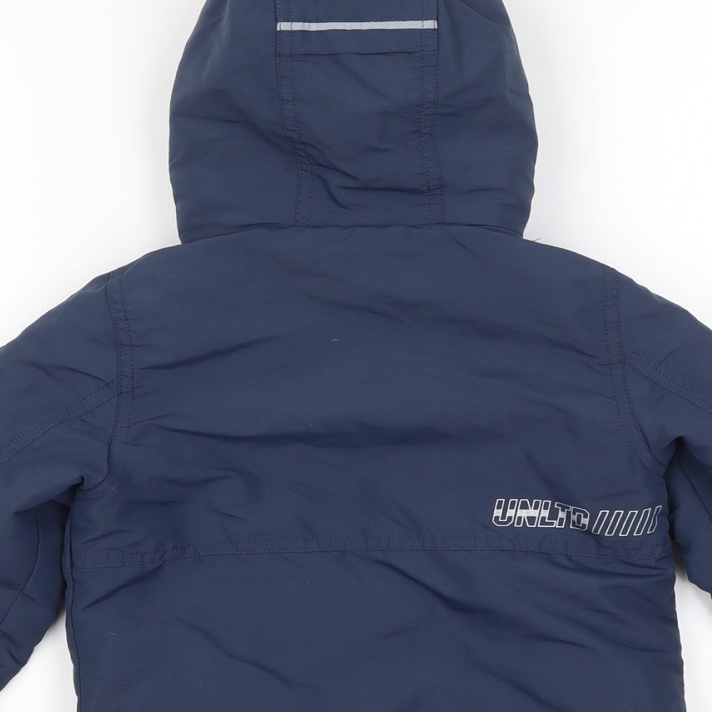 NEXT Boys Blue   Basic Coat Coat Size 3 Years