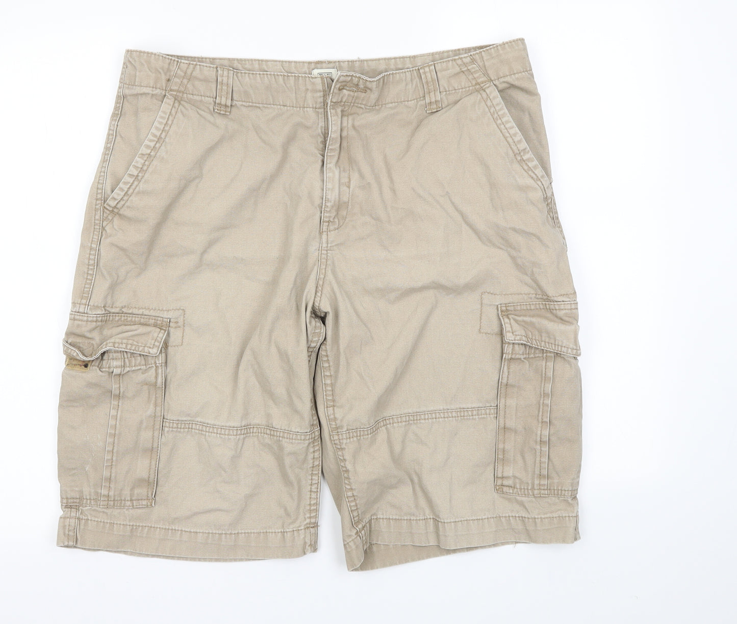 F&F Mens Beige   Cargo Shorts Size 36