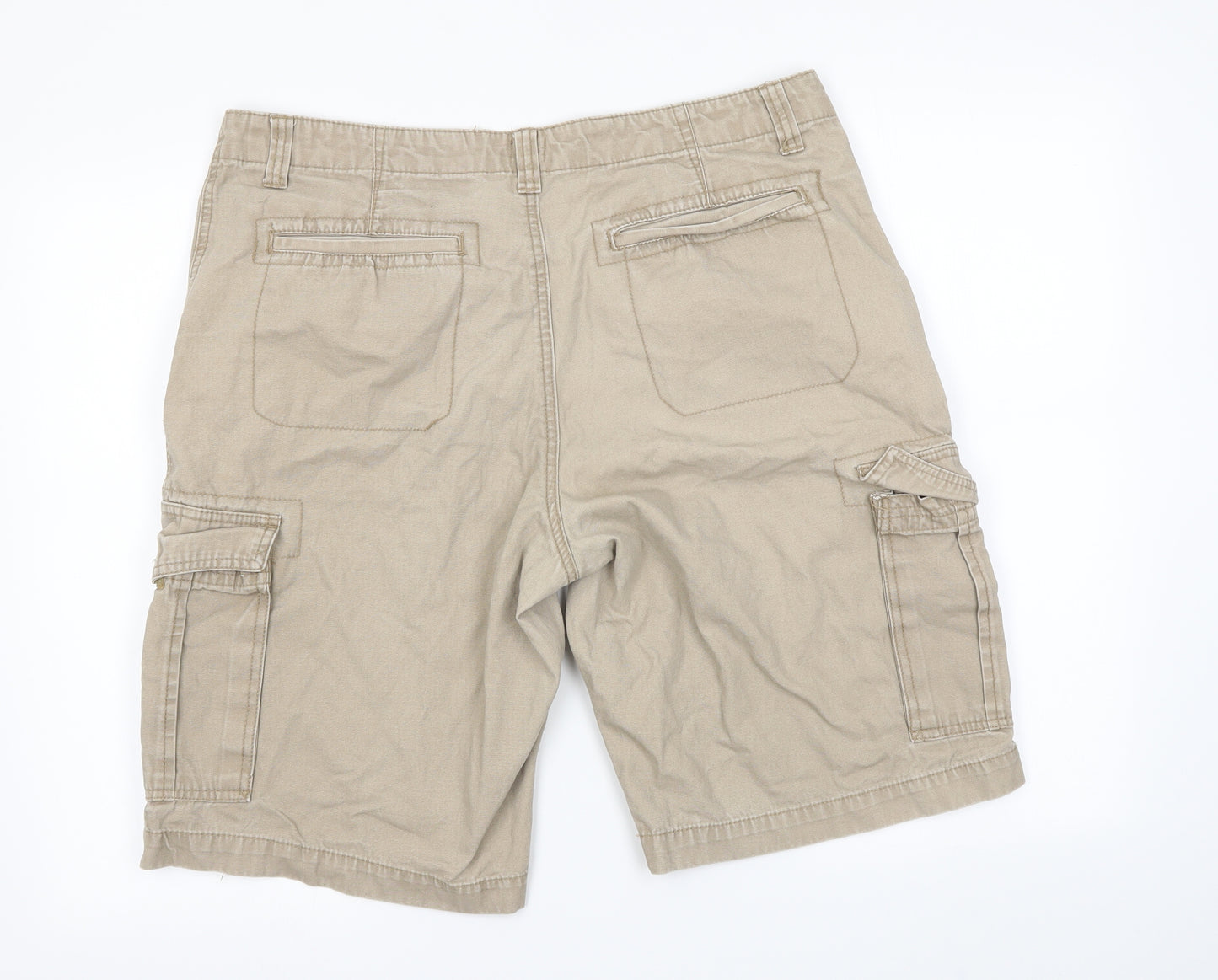 F&F Mens Beige   Cargo Shorts Size 36