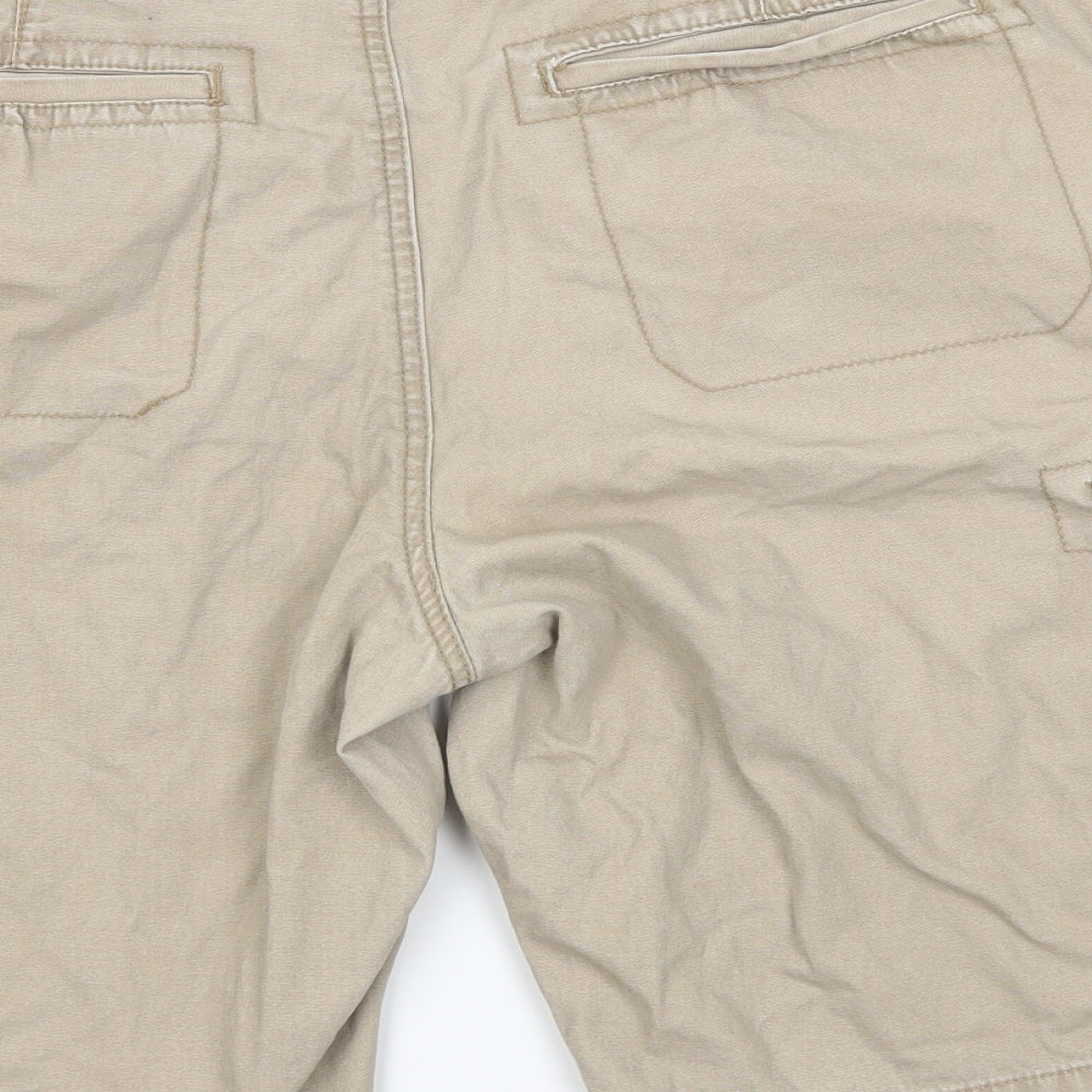 F&F Mens Beige   Cargo Shorts Size 36