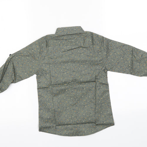 sh&k Boys Green   Basic Button-Up Size 3 Years