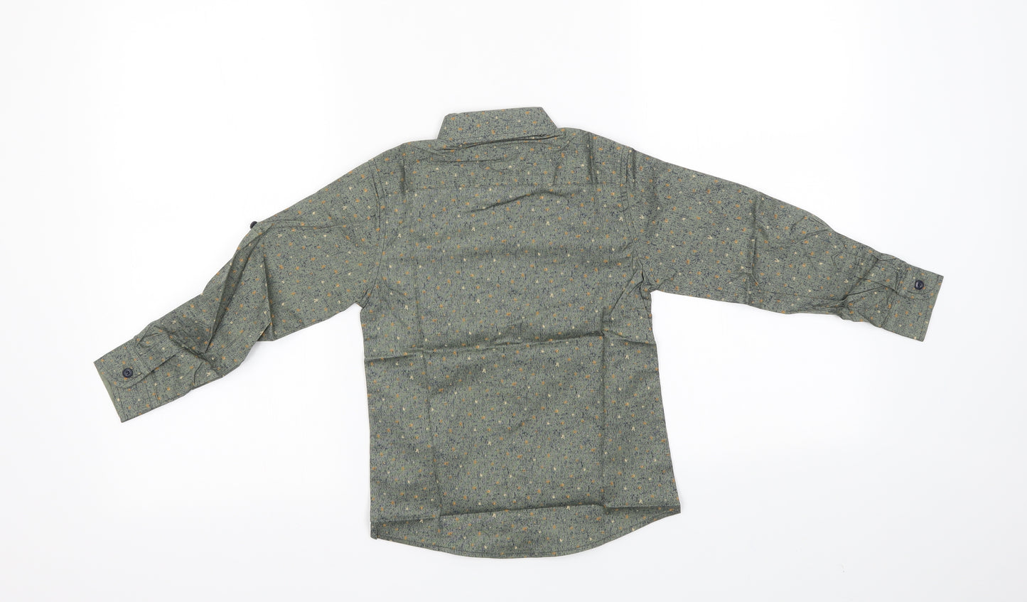 sh&k Boys Green   Basic Button-Up Size 3 Years