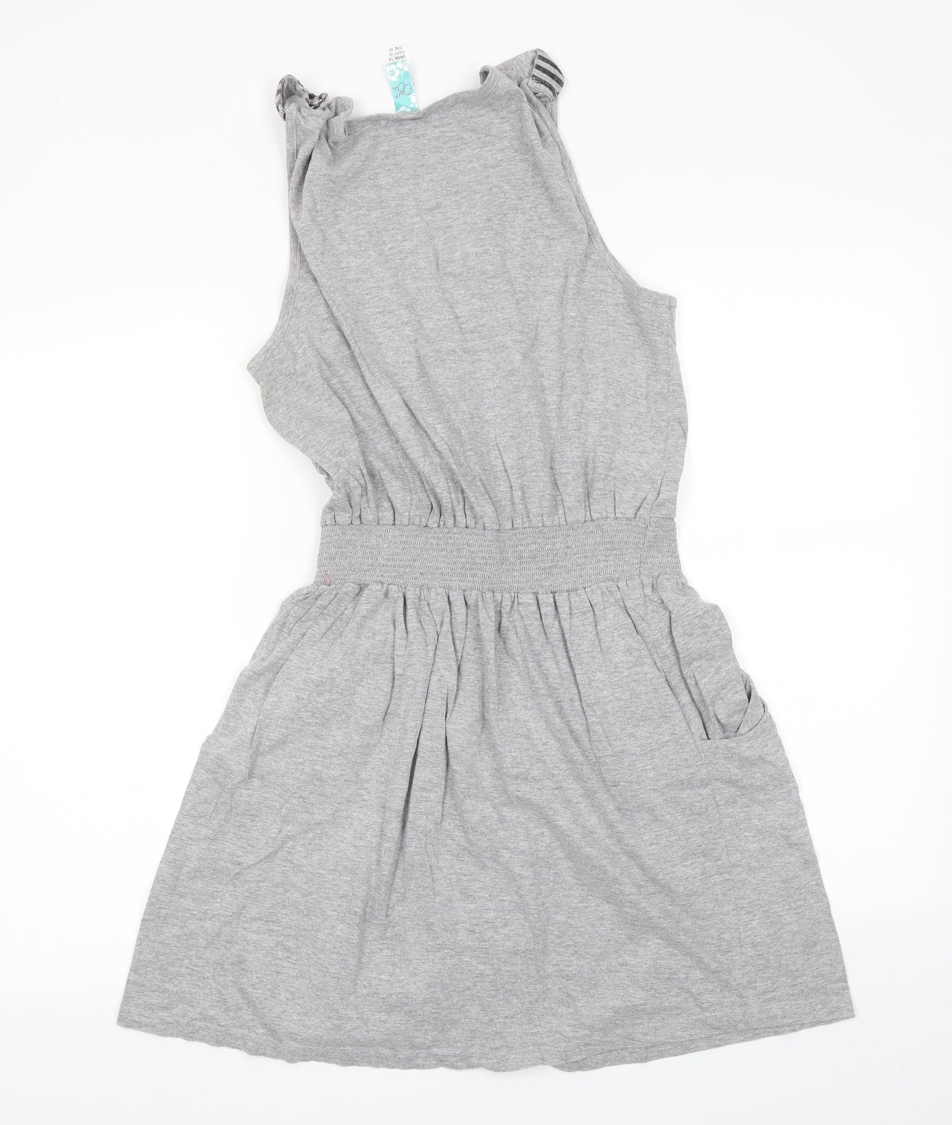 Ocean Club Womens Grey   T-Shirt Dress  Size 14