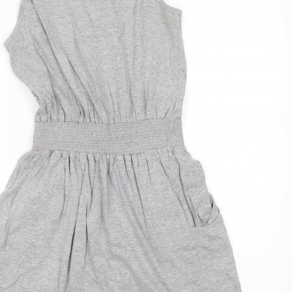 Ocean Club Womens Grey   T-Shirt Dress  Size 14