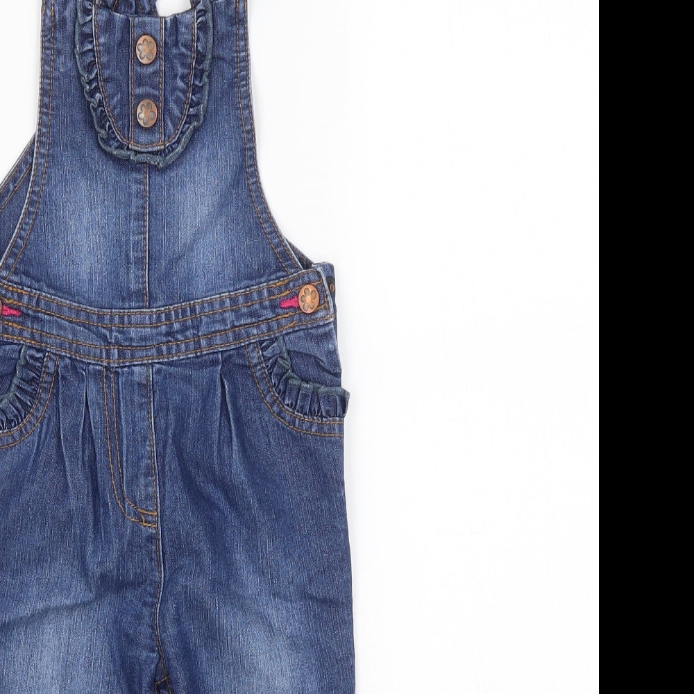George Girls Blue   Cargo Jeans Size 18-24 Months