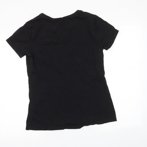 Star Wars Boys Black   Basic T-Shirt Size L