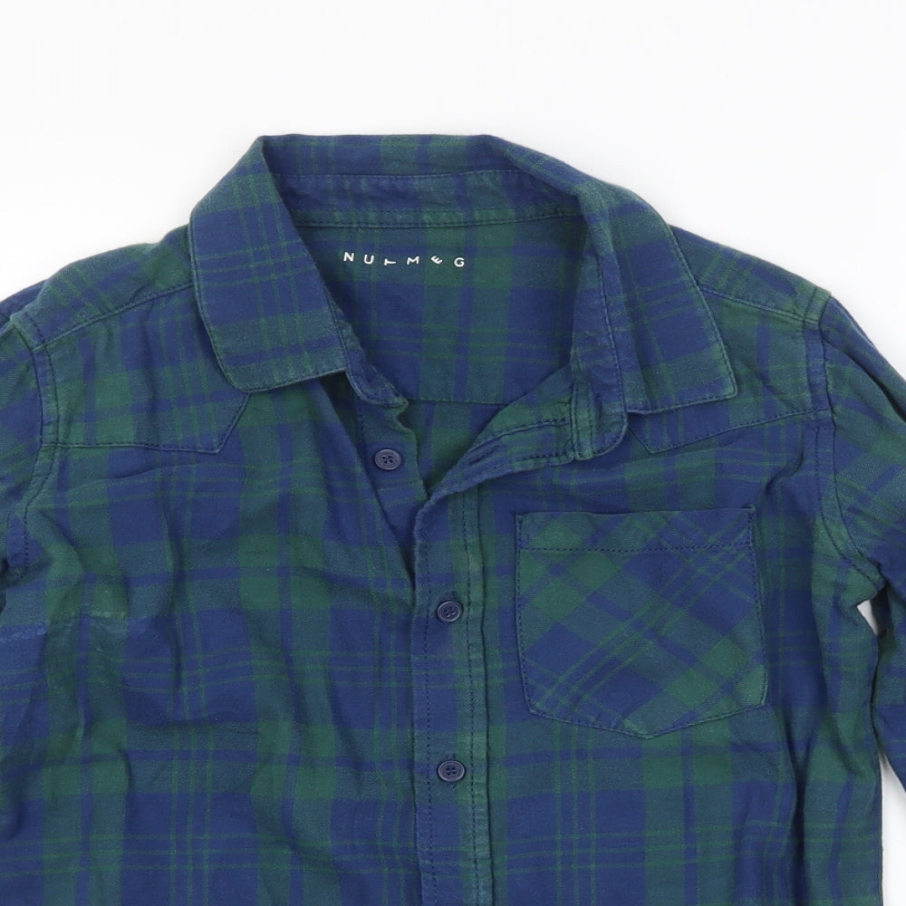 Nutmeg Boys Multicoloured Check  Basic Casual Size 12-13 Years