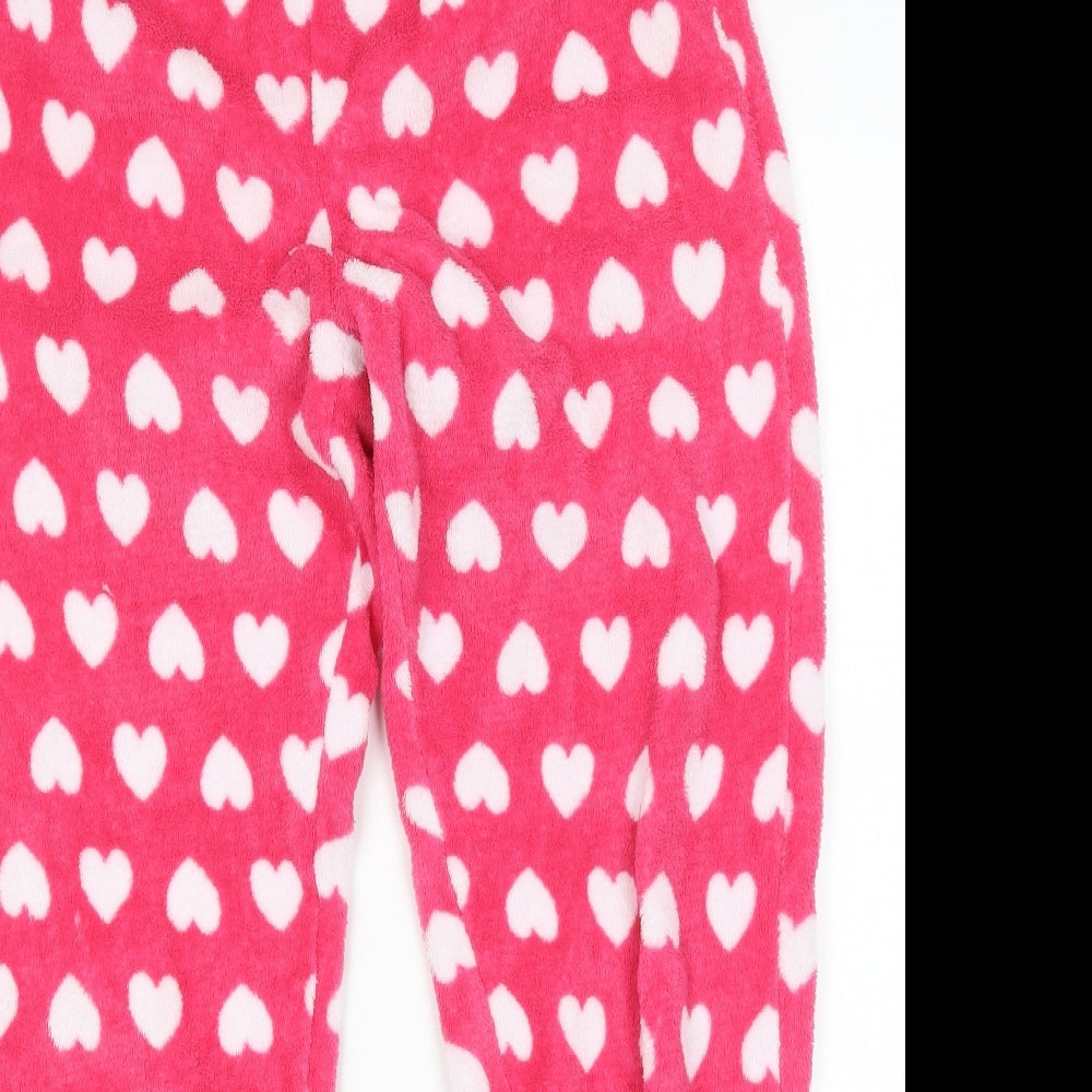 Love Sleep Womens Pink Polka Dot  Capri Pyjama Pants Size M