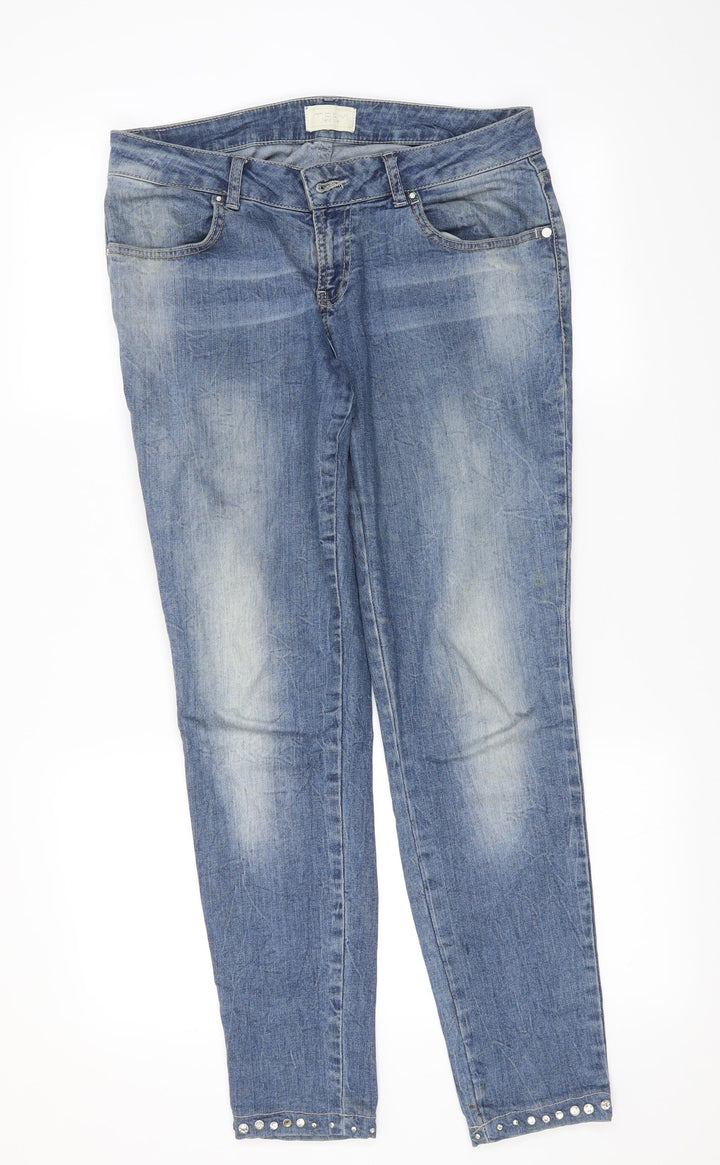 MOTIVI Womens Blue   Skinny Jeans Size 12 L29 in