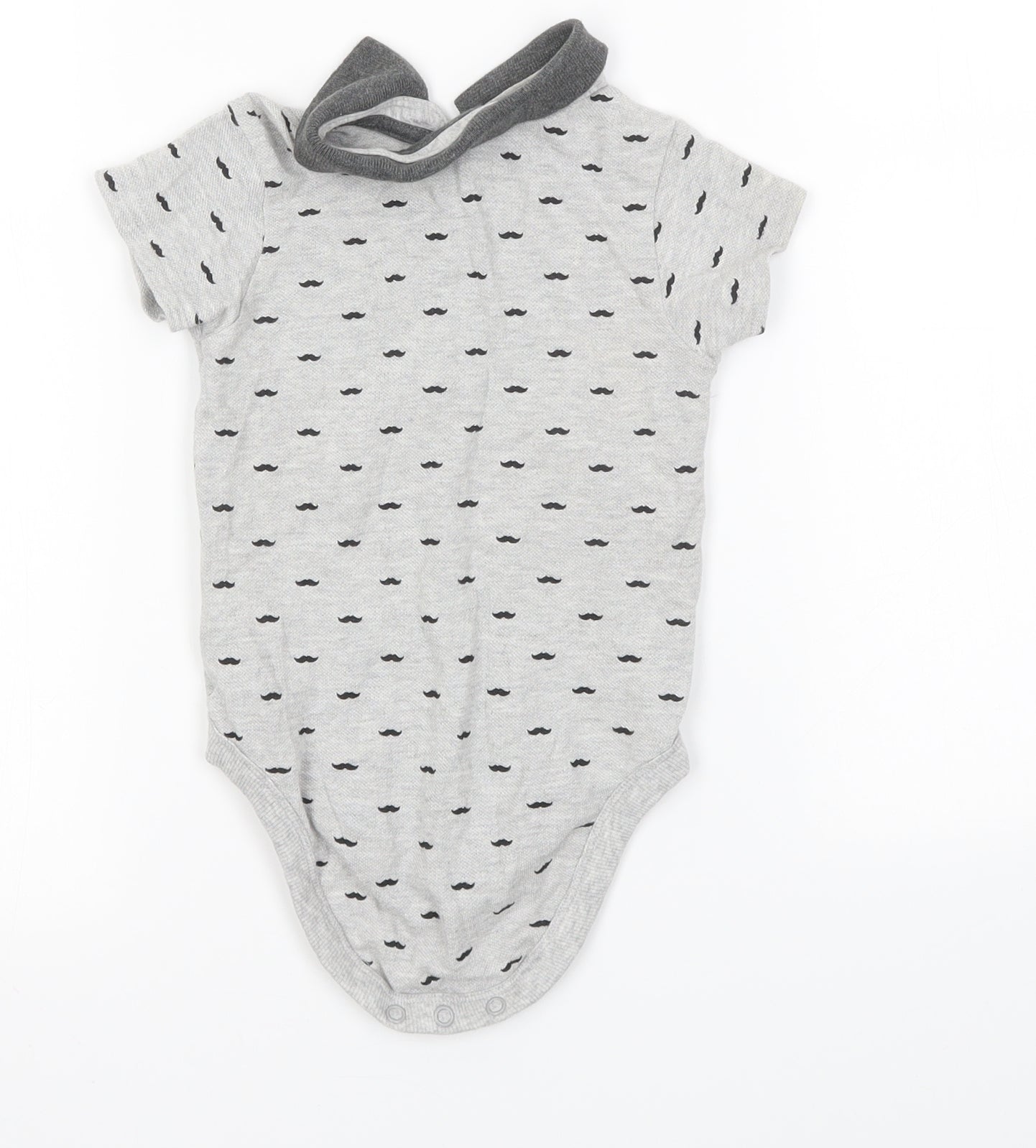 George Boys Grey   Basic Polo Size 12-18 Months