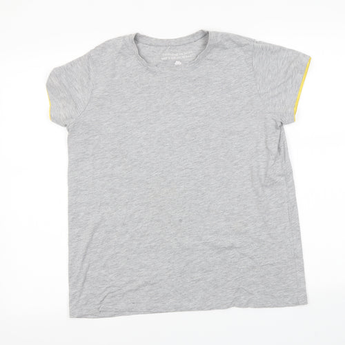 Preworn Womens Grey Solid  Top Pyjama Top Size M