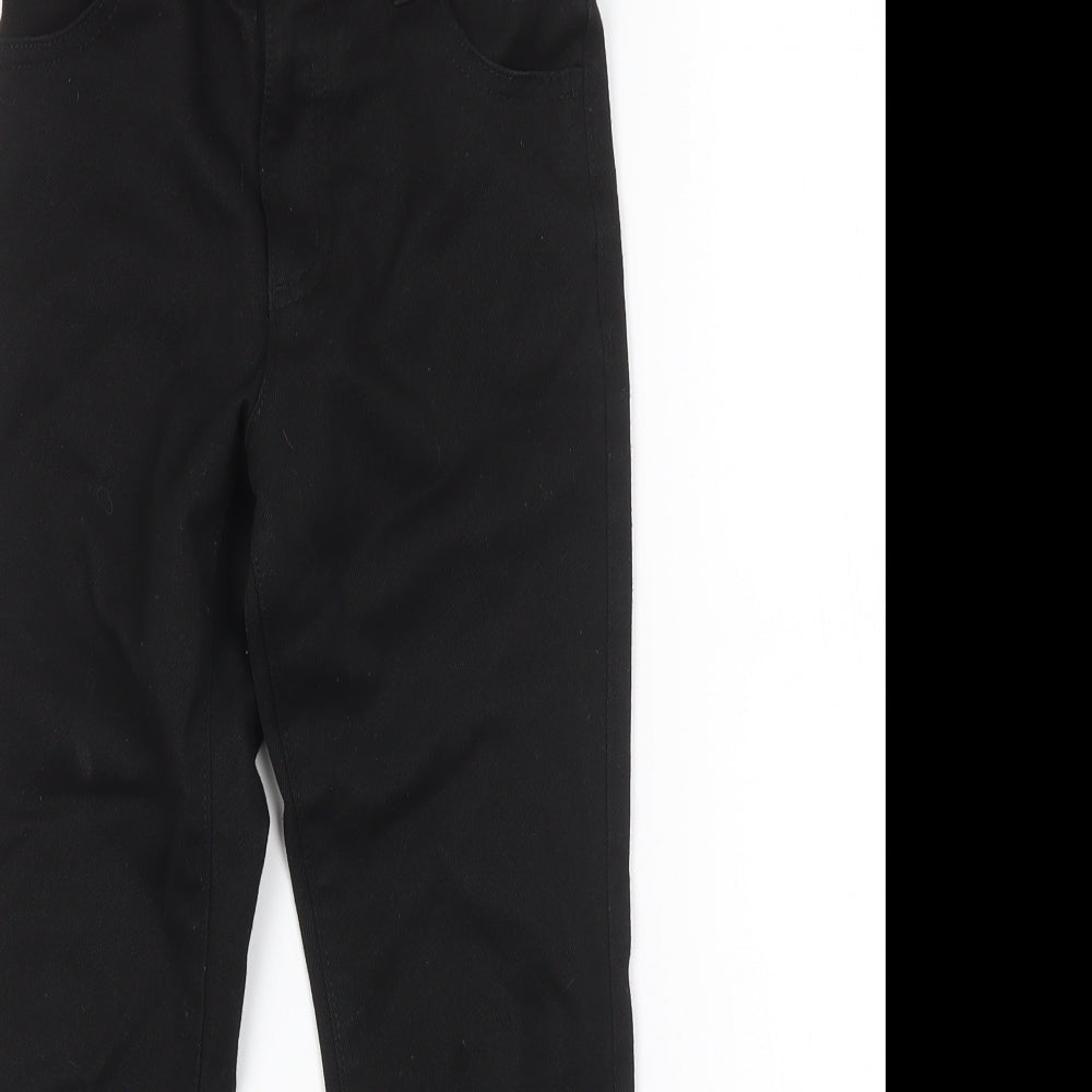 George Boys Black   Capri Trousers Size 6-7 Years