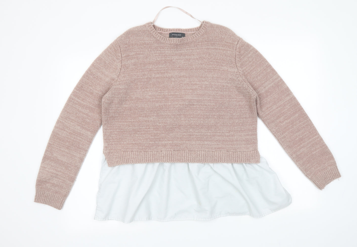 Primark Womens Pink   Pullover Jumper Size 18