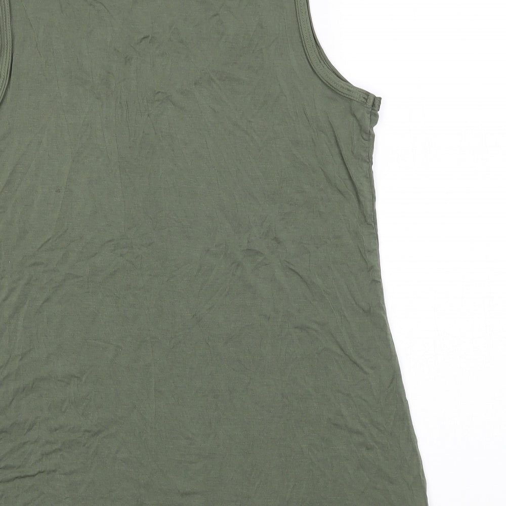 Oasis Womens Green   Basic Tank Size M