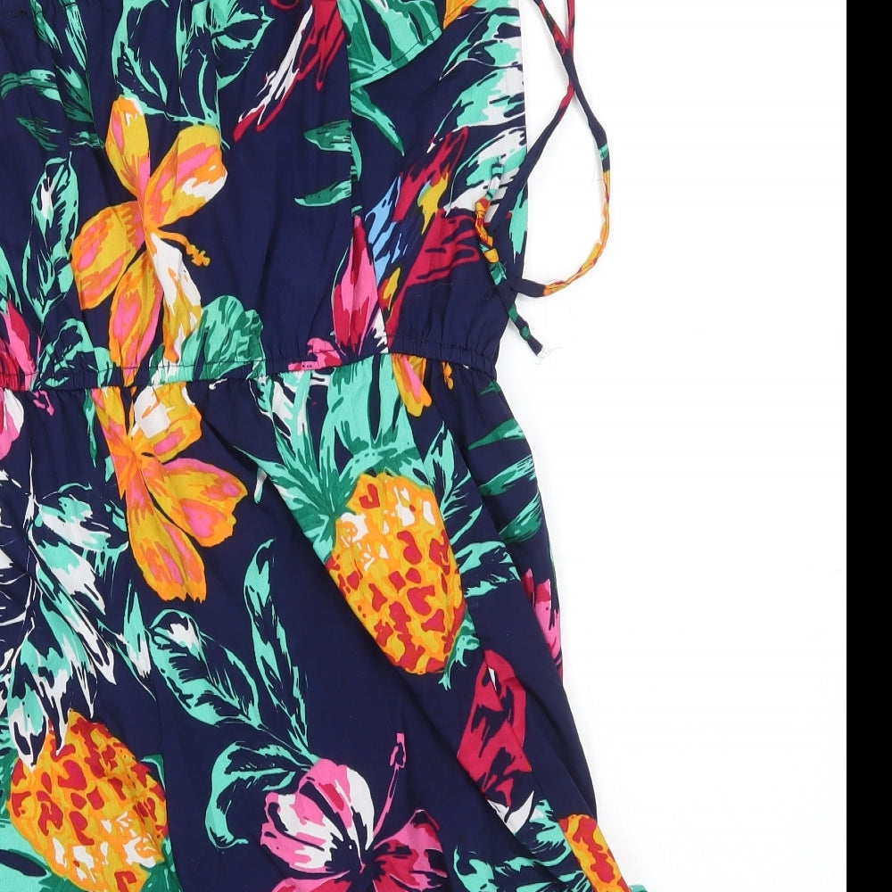 Atmosphere Womens Multicoloured Floral  Playsuit One-Piece Size 10
