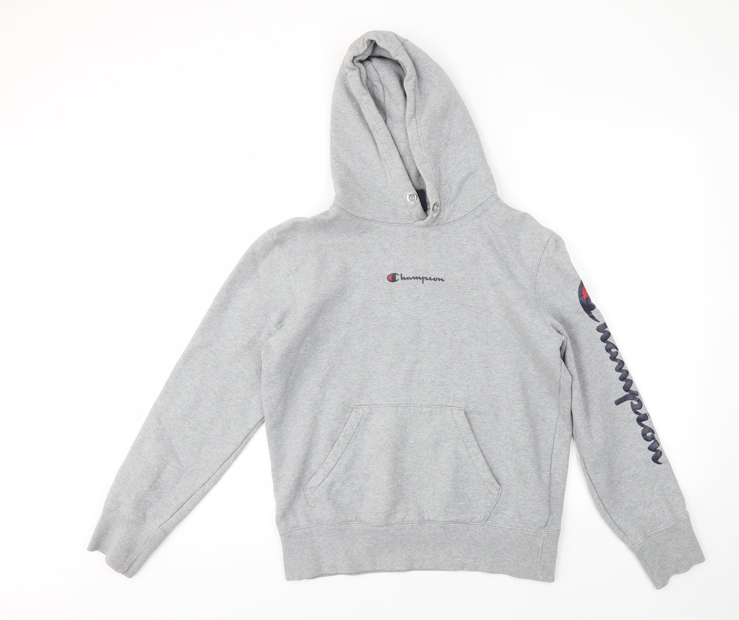 Champion Mens Grey   Pullover Hoodie Size M