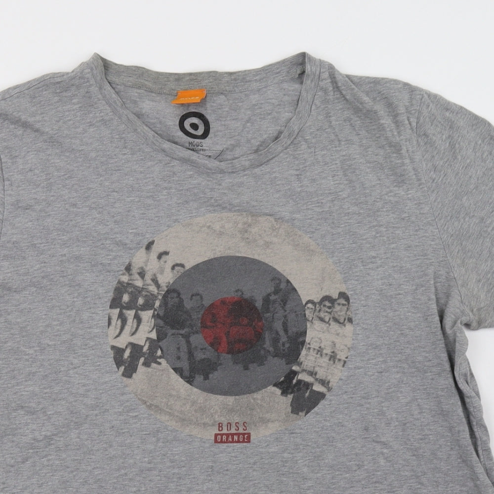 boss orange Mens Grey    T-Shirt Size 2XL