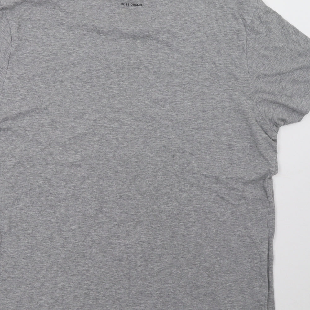 boss orange Mens Grey    T-Shirt Size 2XL