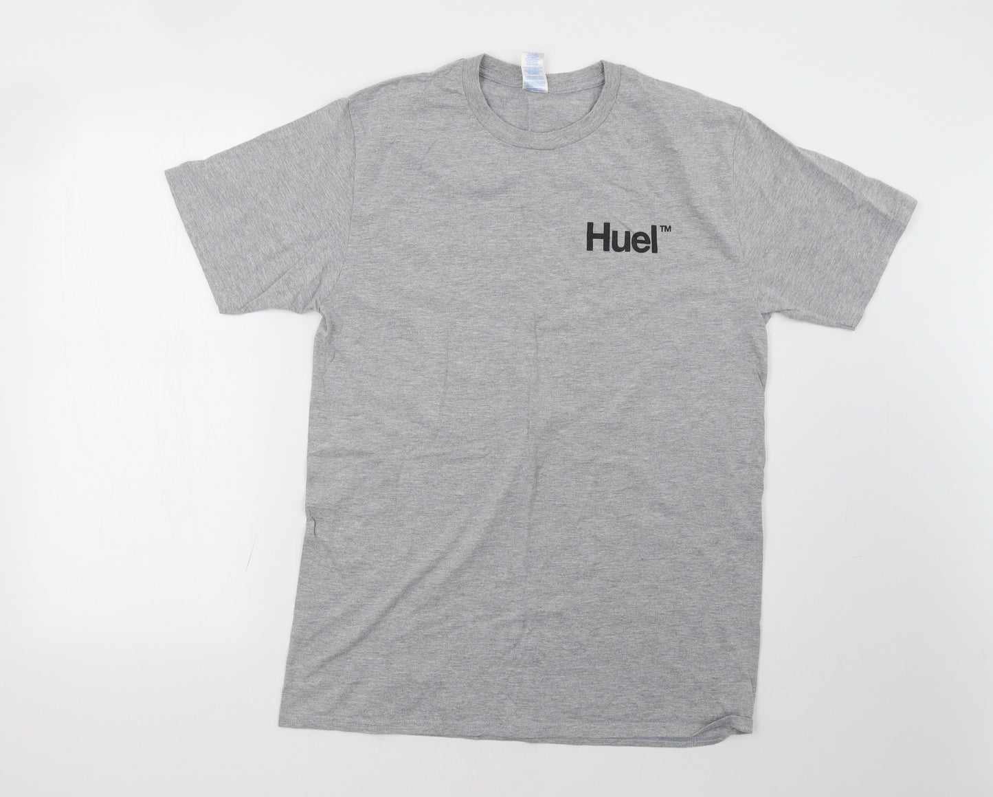 Gildan Mens Grey    T-Shirt Size L